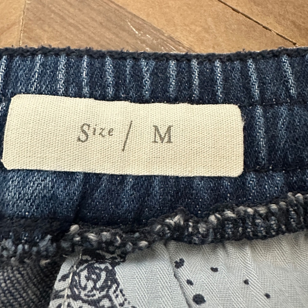 Pilcro Anthropologie Denim Joggers Womens Medium Blue Jeans Pull On Casual - Picture 7 of 9